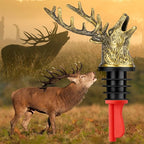LKKCHER Deer Head Wine Bottle Pourer and Stopper Birthday Gifts Hunting Gifts for Hunters Men Dad Liquor Bottle Pourers Spout for Alcohol Spirits, Stag Gifts Wine Gifts, Bronze