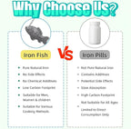2 Pcs Iron Fish Cooking Tool, Lucky Iron Fish For Iron Deficiency, Natural Iron Supplement To Support Iron Levels For Vegans,Iron Fish For Cooking Great Gift