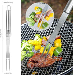 BBQ Grilling Tools Set,16" Stainless Steel Grilling Accessories Kit for Men Gift,BBQ Grill Utensils Gift Kit with Portable Carry Bag BBQ Tools Grill Tools Set for Backyard Outdoor Grill Cooking