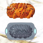 Tongjude 4 Piece Silicone Loaf Pan for Baking, Non-Stick Kitchen Oven Bread Pan, Perfect for Banana Bread, Sandwich, Pound Cake and Meatloaf, 6 Cups, Grey