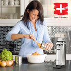 POHL SCHMITT Electric Can Opener with Knife Sharpener and Bottle Opener