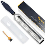 Deiss PRO Dual Julienne Peeler & Vegetable Peeler and Deiss PRO Lemon Zester & Heavy Duty Cheese Grater