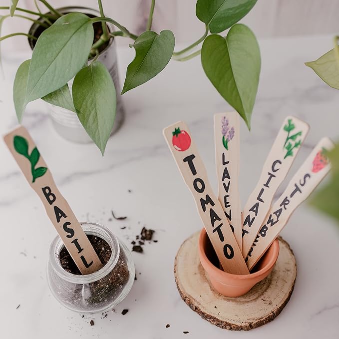Wooden Stir Sticks 17-3/4 inch, Pack of 100 Paint Stirring Sticks, Craft Sticks Jumbo, Unfinished Wood Sticks for Crafts, by Woodpeckers