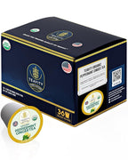 Organic Ginger Tea Pods for Keurig with Organic Peppermint Tea - Decaf Tea for K Cup Brewing Peppermint Ginger by Teavity (36 Tea Pods)