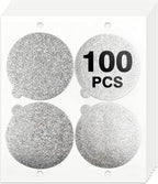 100PCS Aluminum Foil Seals for Nespresso Vertuo Pods – Reusable Coffee Pod Lids for VertuoLine(Pods Not Included)