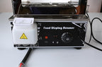 Electric Bun Steamer, Curved Glass Luxury Design 5 Layers Stainless Steel Food Hot Showcase, Bao steaming machine (500C)