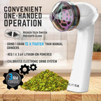 Mamba Grinder Electric Spice Grinders. Easy to Load One-Handed Use 1g USB Rechargeable Mill