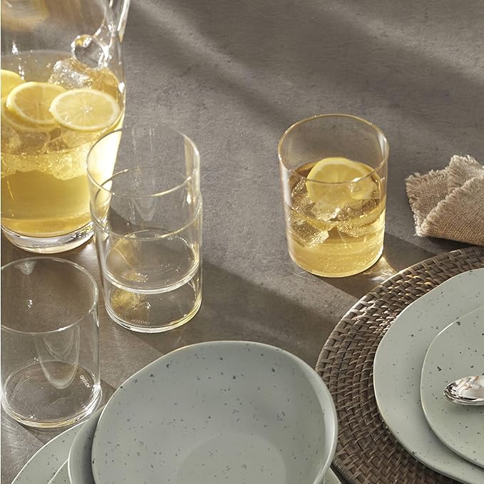 Oneida 896827 Stackables Tall Clear Drinkware, Set Of 6