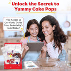 Baketivity Cake Pop & Pretzel Baking Kit Bundle – 2 Fun DIY Cooking Sets for Kids with Pre-Measured Ingredients – Learn, Bake & Bond – Fun Gift for Ages 5-12+
