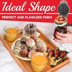 Thick Belgian Waffle Maker with 3 Removable Plates, 7” Non Stick Belgian Waffle Iron Removable Plates, 3 in 1 Mini Donut Maker Machine, Cake Pop Maker Machine Set with Accessories & Tools