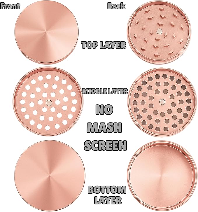 Spice Grinder 2.4 in (Rose Gold) NEXZEN