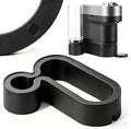 Riser Stand for Nespresso Vertuo Pop+, 2.5inch Height Elevation Stand, 3D Printed Coffee Machine Base, Compatible with Standard and Deluxe Models, Fits YETI 20 oz & Contigo 16 oz Mugs (Black)
