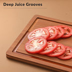 Bamboo Cutting Board Set of 3, Wood Cutting Boards for Kitchen with Juice Grooves, Durable Chopping Board for Meat, Vegetables & Meal Prep