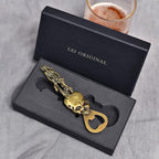 Beer Bottle Opener Female Pirate with Skull，Cool Bottle Opener for Bar Tool, Soda and Beer Cap Remover, Cool & Fun Gadget