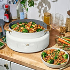 10 in 1 6 Qt Electric Multi-Cooker White Icing by Drew Barrymore