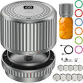 M12 Auto Stop Electric Mason Jar Vacuum Sealer - 2025 Upgrade Smart Jar Vacuum Sealer for Mason Jars with Wide and Regular Mouth Canning Jar Lids Portable Mason Jar Sealer Machine Kit