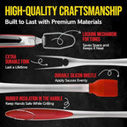 Kaluns BBQ Grilling Accessories, Grilling Gifts for Men Dad, Grill Tools for Outdoor Grill, Heavy Duty Stainless Steel Grill Set with Spatula, Tongs, Fork, Brush, & Grilling Mat, Best BBQ Gifts