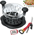 Chicken Shredder Tool, Meat Shredder Tool Twist, Large Chicken Breast Shredder, Food Shredders for Kitchen, Meat Shredder Twist for Pulled Pork, Chicken Grinder Gadget with Wine Opener