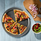 GoodCook Everyday Nonstick Steel Pizza Crisper, 13-Inch, Gray