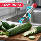 1-Pack Fruit & Vegetable Corers Kitchen Corer Tool, Zucchini & Jalapeno Corer Tool, Fruit & Vegetable Pitters