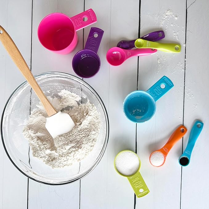 R&M International Colorful Measuring Cups, 4-Piece Set