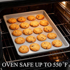 Ceramic Baking Sheet, Cookie Sheets for Baking 14x9", Non-Stick & Non-Toxic Ceramic Coating, 2.2mm Thick Aluminum Oven Trays for Cooking, PTFE & PFOA Free