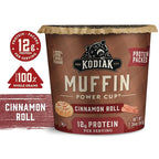 Kodiak Cakes Minute Muffins, Cinnamon Roll, 2.36 Oz (Pack of 12)