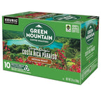 Green Mountain Coffee Roasters Costa Rica Paraiso, Keurig Single Serve K-Cup Pods, Medium Roast Coffee, 60 Count, (6 Packs of 10)