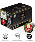 Organic Hibiscus Sabdariffa Tea Organic Naturally Decaf Tea Pods for Keurig by Teavity (12 Tea Pods)