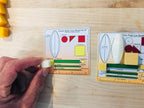 ARD Culinary Knife Cuts 3D Visual Model Set II, an educational precision knife skills with 3D templates and guides