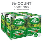 Green Mountain Coffee Roasters Colombia Select Coffee, Keurig Single-Serve K-Cup Pods, Medium Roast Coffee, 96 Count