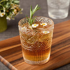 Victoria Clear Set of 6 Premium Acrylic DOF Glass 16 oz – Unbreakable Drinkware with Elegant Embossed Design, Perfect for Indoor & Outdoor Use