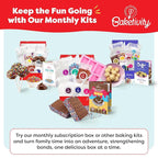 Baketivity Classic Ice Cream Sandwiches Kids Baking Kit - Cooking Kit for Kids with Premeasured Ingredients STEM Recipe Book and Lessons - Great Gift for Girls and Boys Ages 6-12