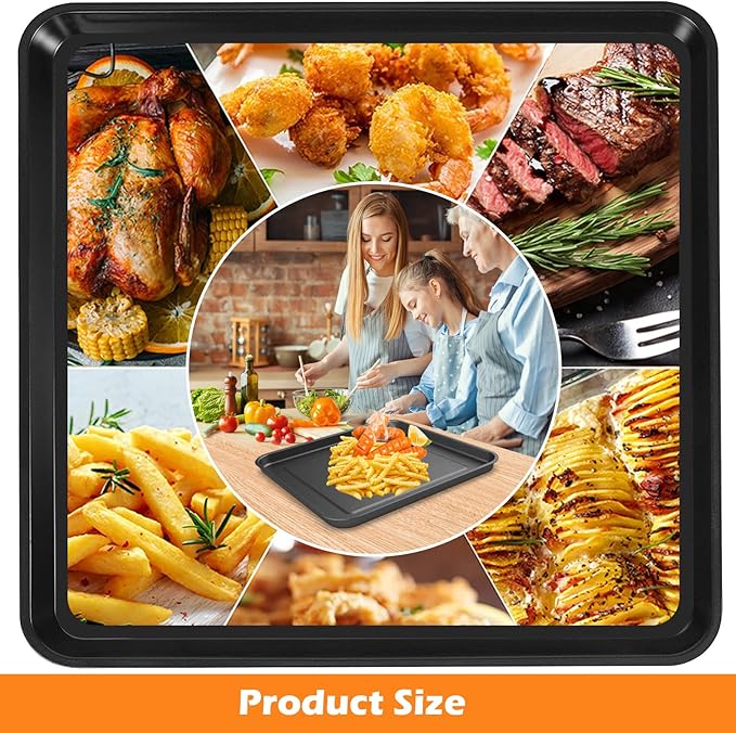 Air Fryer Grill Pan for Ninja Foodi SP101 Digital Air Fryer Countertop Oven, 13 * 13'' Grill Plate Crisper Plate Rack Accessories Replacement Parts Tray for Ninja Foodi SP100 SP1001C SP201