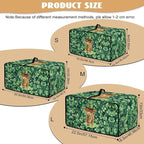 Highland Cow Four Leaf Clover Print Toaster Oven Cover Microwave Cover for Kitchen Countertop Appliance Dust Protector Decorative Oven Accessories for St. Patrick's Day Decor, Green, M