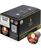 Organic Hibiscus Sabdariffa Tea Organic Naturally Decaf Tea Pods for Keurig by Teavity (12 Tea Pods)