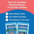 BāKIT Box Holiday Peppermint Trees Kit for Kids | DIY Christmas Cookie Decorating Kit | Fun Gingerbread House Alternative, Great Gift for Boys and Girls