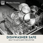 3 Ply Stainless Steel Cookware Set, AIVIKI 10-Pieces Pots and Pans Set, Induction Kitchen Cookware Set, Oven Safe to 500℉, Chef Quality Cooking Set w/Fry Pans, Saucepans, Dutch Oven, Kitchen Essential