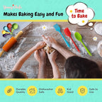 Young Chefs Kids Cooking Sets Real - 19 Pieces Real Baking Set - Easter Gifts for Kids 8-12 Years Cooking and Baking Set for Kids– Giftable Sets for Girls and Boys