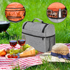 WUWEOT Travel Bartender Bag, Portable Bar Bag, Mixology Bartending Backpack with Padded Compartments and Handle for Tools Set Storage Cocktail Shaker and Wine Bottle Carrier