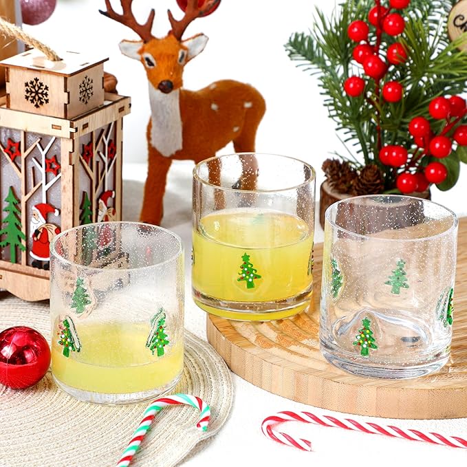 LemonRoad 4 Pcs Easter Icon Juice Glasses 12 oz Easter Stemless Wine Glasses Carrot Double Old Fashion Drinking Cups for Spring Holiday Drinks Party Supplies Gifts