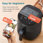 COSORI Air Fryer 2.1 QT, Small & Mini 4-in-1 airfryer Ideal for Simple Meals and Snack, Easy to Leftover Food to Crispy, Up to 97% Less Oil, 30 In-App Recipes, Nonstick & Dishwasher-Safe Basket