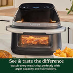 Cuisinart ClearView Large 9-Quart Basket Air Fryer with ClearView Window, Digital Control Panel, 5 Functions, 3 Air Fry Presets, 2 Custom Presets, Easy Clean, PFAS-Free, 3 -Year Warranty, AFC-9