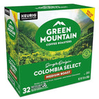 Green Mountain Coffee Roasters Colombia Select Coffee, Keurig Single-Serve K-Cup pods, Medium Roast, 32 Count