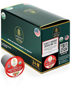 Organic Ashwagandha Tea Pods for Keurig with Ginger, Licorice, Organic Hibiscus Sabdariffa, Rosehip, & Lime - Decaf Herbal Tea - Energizing Tea by Teavity (24 Tea Pods)