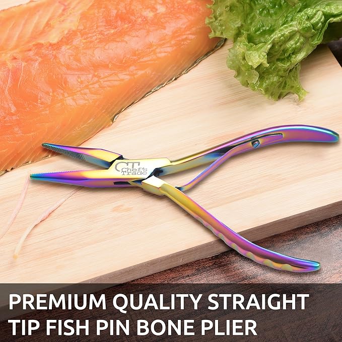 Fish Bone Pliers/Tweezers Stainless Steel Washable (plasma)