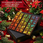Ziliny Snowflake Holographic Chocolate Bar Mold Silicone, Rainbow Light Effect Chocolate Bar Deep Thick Molds for DIY Candy Dessert Baking, Candy, Wax Melts, Cake Decoration (Square)