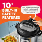 Instant Pot Duo Plus 9-in-1 Multicooker, Pressure Cooker, Slow Cook, Rice Maker, Steamer, Sauté, Yogurt, Warmer & Sterilizer, Includes App with Over 800 Recipes, Stainless Steel, 6 Quarts