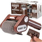 HorsePower Giddy Up Grill Cleaner AS SEEN ON TV! – Cordless, Rechargeable BBQ Tool with 350 RPM Stainless Roller, LED Light – Patents Pending – From BulbHead, a Family-Owned American Brand