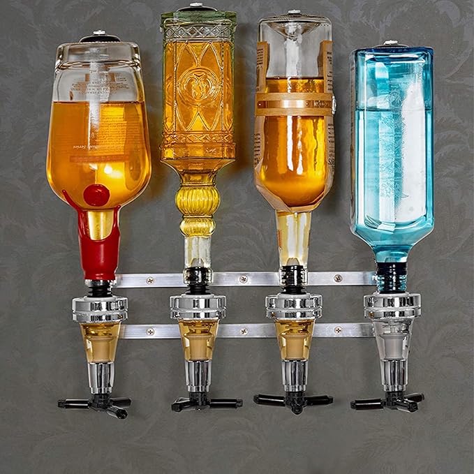 Optic Liquor Dispenser 0.85oz 25ml Bar Tool for Wine, Cocktails, and Liquor, Drink Pourer Bartending Tool，Perfect for Pouring and Measuring Spirits at Home or Pubs, Set of 2